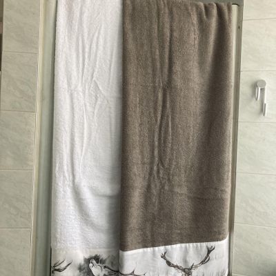 Spugna Telo Doccia con stampa disegno ungulati