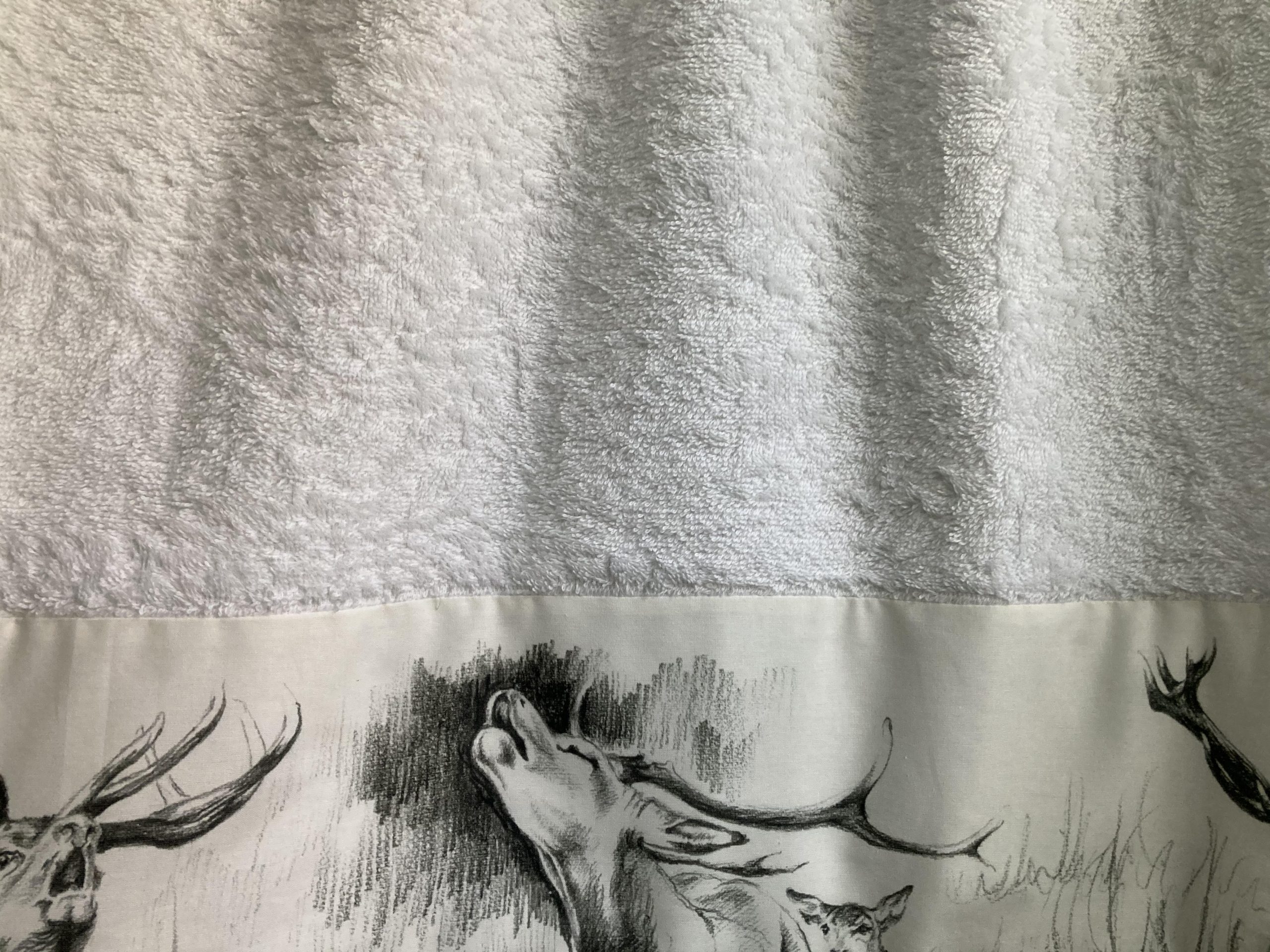 Spugna Telo Doccia con stampa disegno ungulati