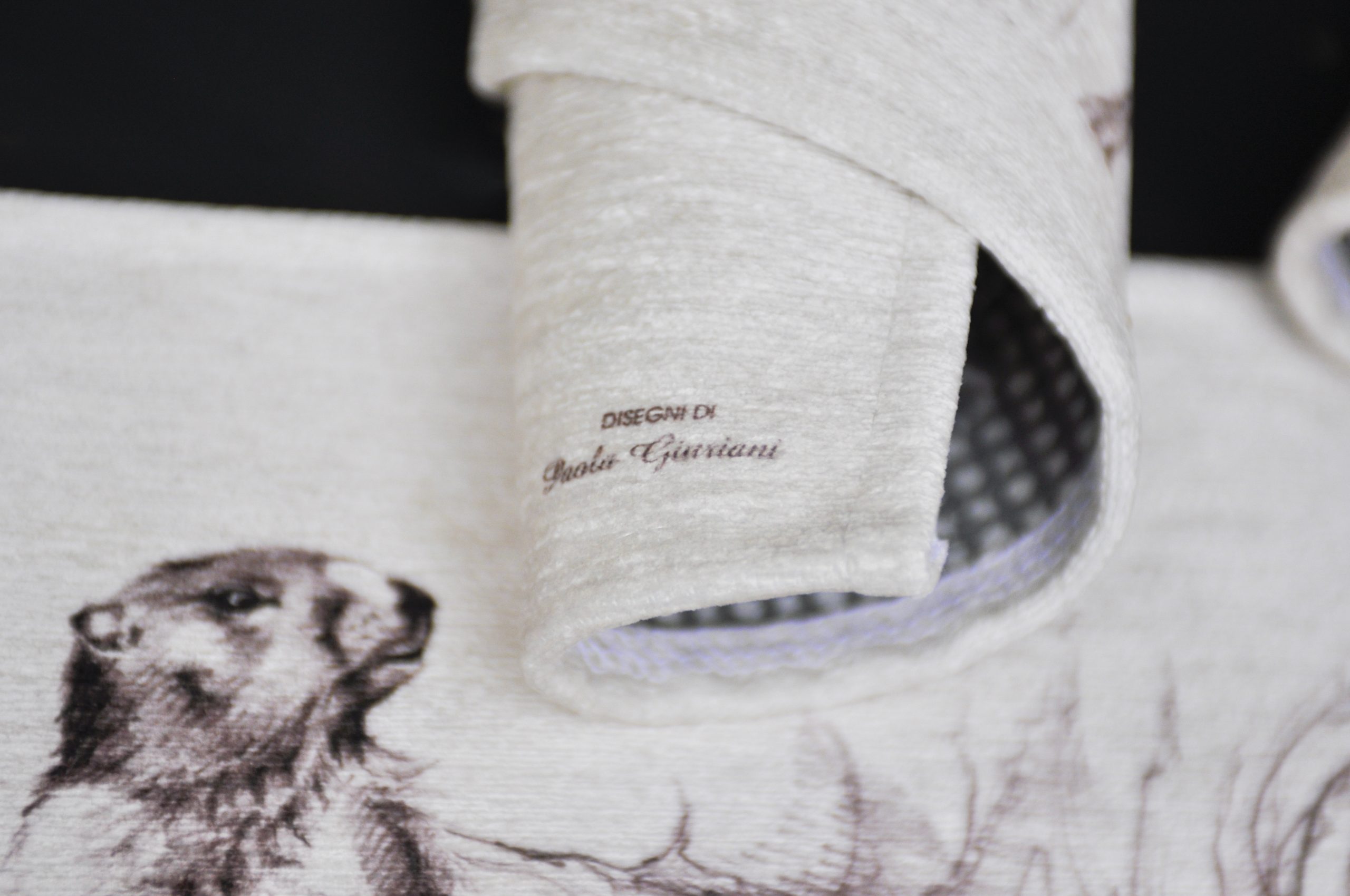 Tovaglietta disegno marmotte Angolo di Paola